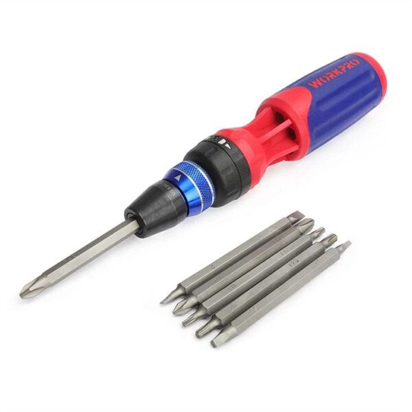 12-In-1 Multi-Bit Ratcheting Screwdriver