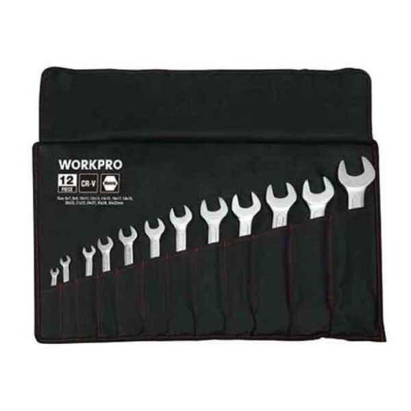 12Pc Double Open Wrench Set 6-32