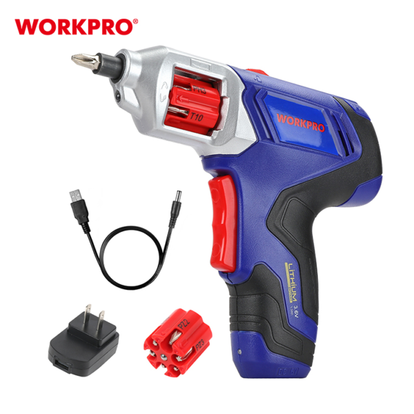 3.6V Cordless Auto-Loading Lithium-Ion Power Screwdriver