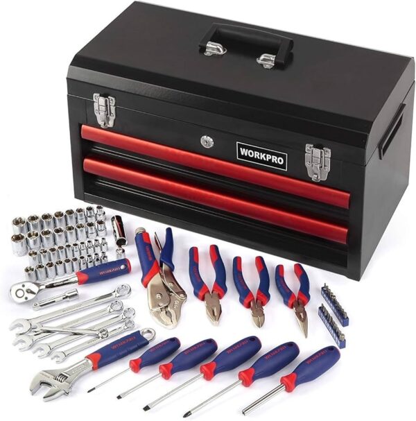 76 Pc Tool Kit With Metal Box