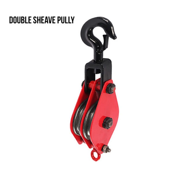 Double Sheave Pulley Hook Type