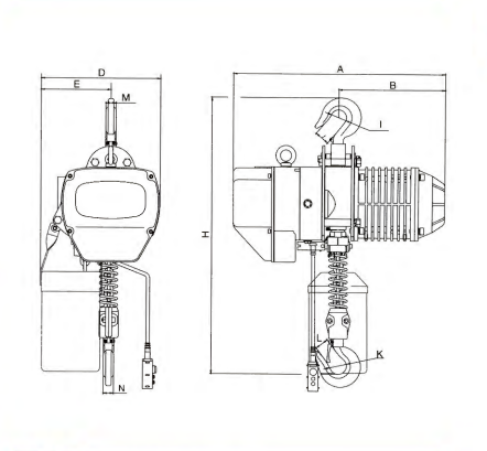Electric Chain Hoist (2-way) - Image 2
