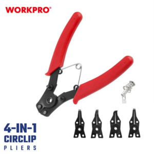WORKPRO Circlip Plier Set 4-in-1 Circlip Plier Set Bangladesh Snap Ring Pliers WORKPRO Internal External Circlip Pliers Professional Circlip Pliers Bangladesh WORKPRO Hand Tools Bangladesh